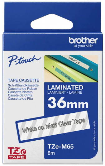 Brother TZe-M65 36mm széles 8 m hosszú szalagkazetta
