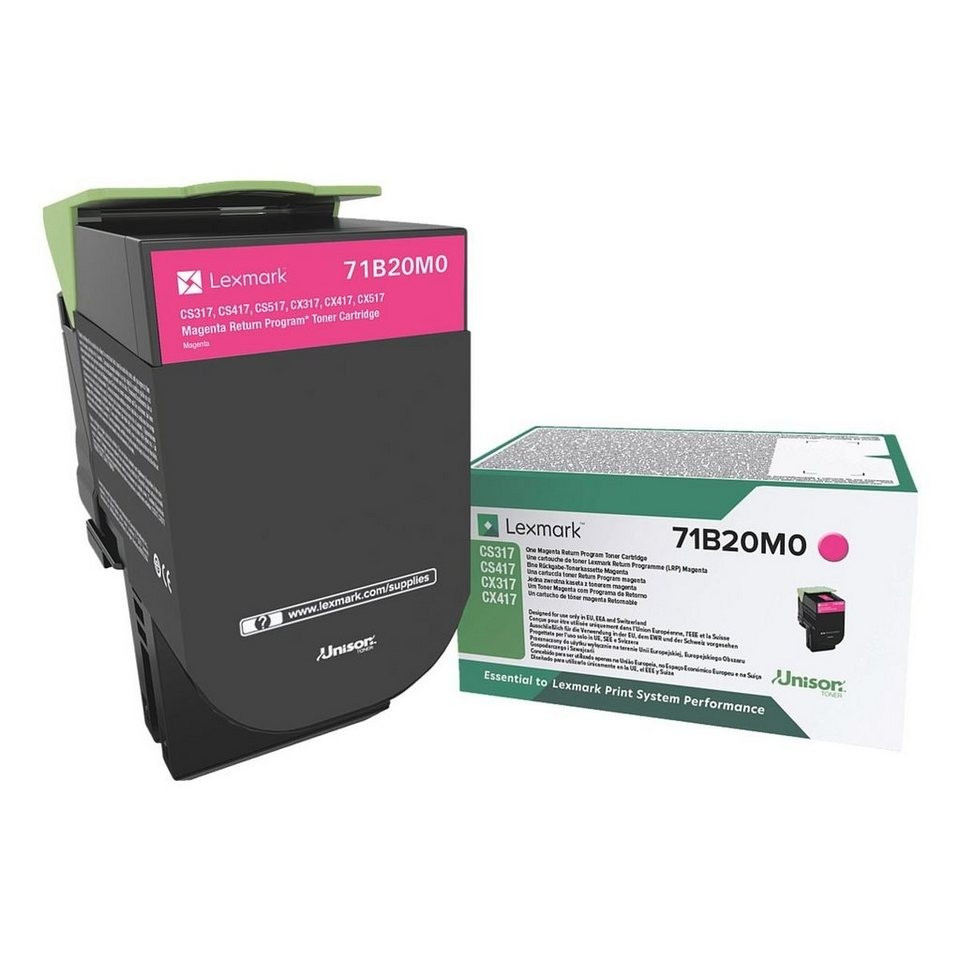 Lexmark CS/CX/317/417/517 Return Toner Magenta 2,3K 71B20M0