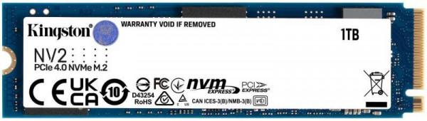 Kingston SSD Belső, 1TB, 1TB, M.2, PCIe, NVMe