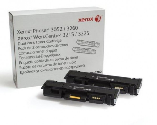 Xerox Phaser 3052,WC3225 Dupla Toner 2x3K