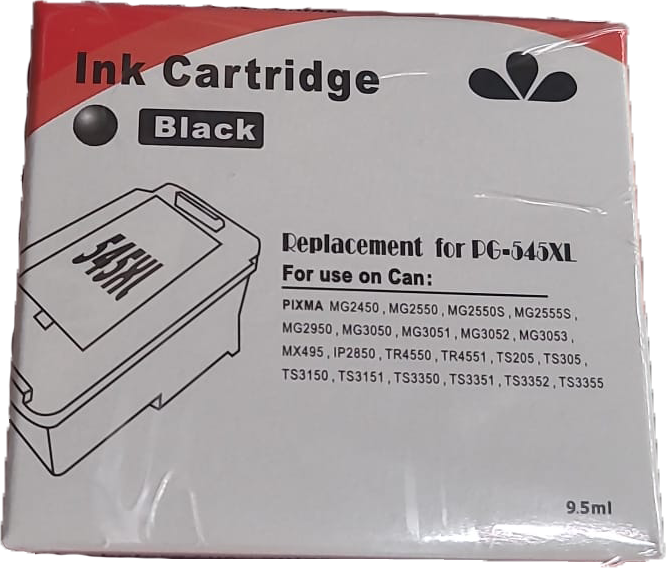 Utángyártott CANON PG545XL Tintapatron Black show ink level WHITE BOX
