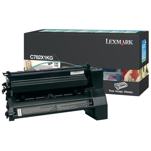 Lexmark C782/X782e Extra High Return Toner Black 15K C782X1KG