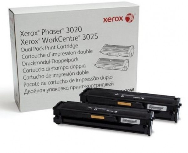 Xerox Phaser 3020,3025 Dupla Toner 2x1,5k