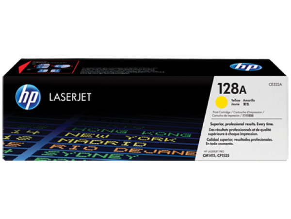 HP CE322A Toner Yellow 1.300 oldal kapacitás No.128A