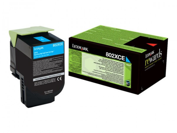 Lexmark CX510 Extra High Corporate Toner Cyan 4k 80C2XCE