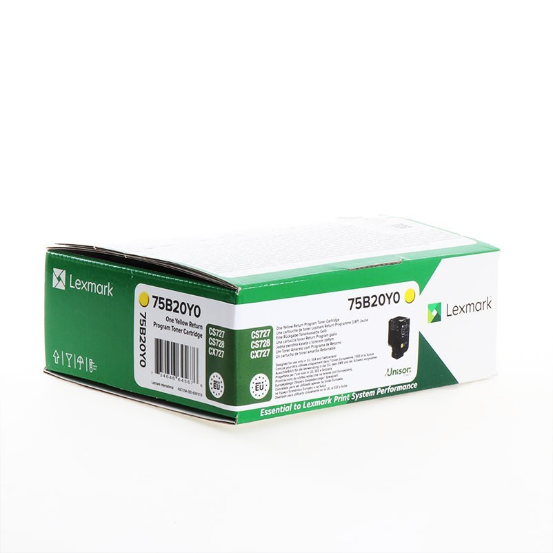 Lexmark CS/CX727/CS728 Return Toner Yellow 10K 75B20Y0
