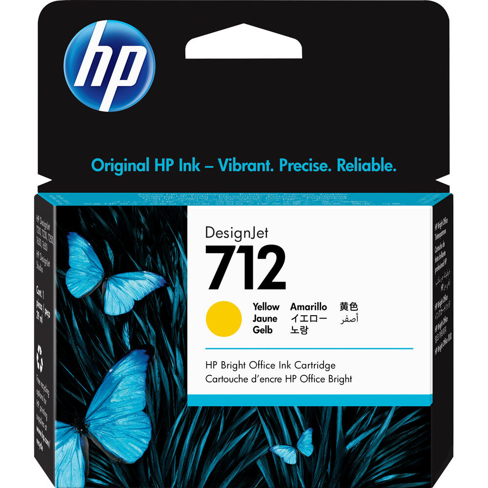 HP 3ED69A Patron Yellow 29ml No.712