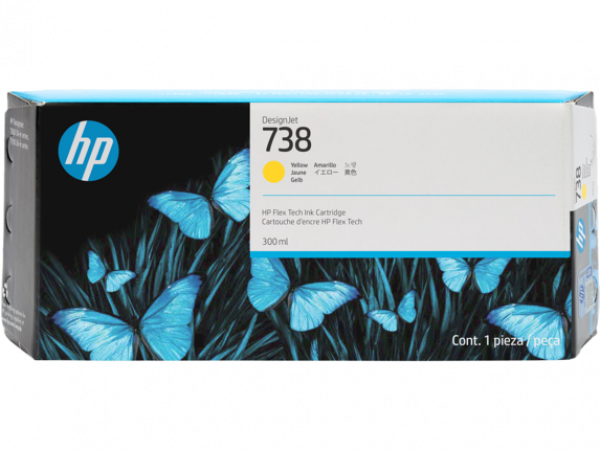 HP 676M8A Patron Yellow 300ml No.738 /o/