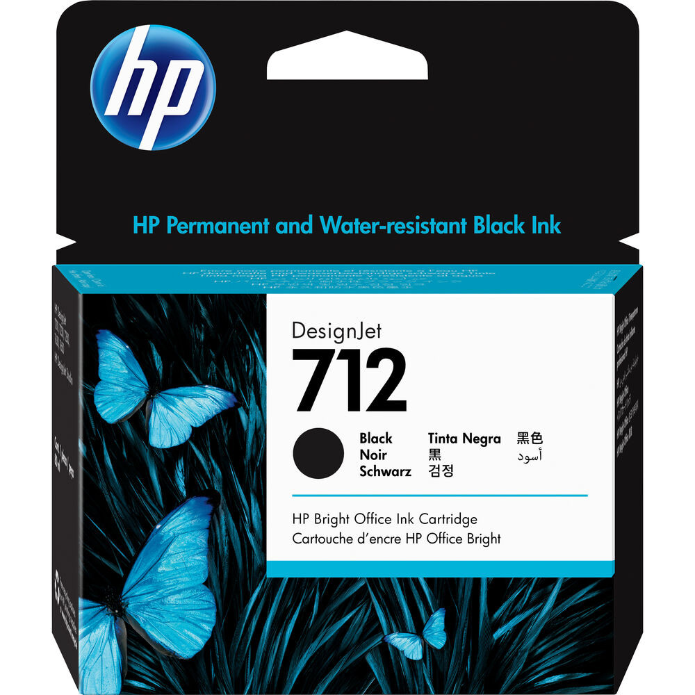 HP 3ED71A Patron Black 80ml No.712