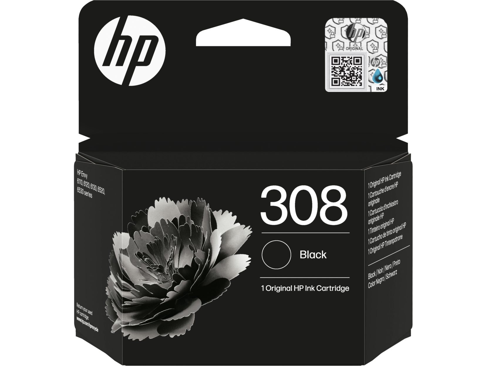 HP 7FP21UE Tintapatron Black 160 oldal kapacitás No.308
