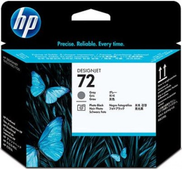 HP C9380A Phead Gray&Ph.Bk No.72