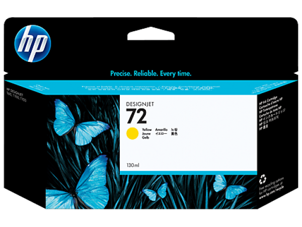 HP C9373 Patron Yellow 130ml No.72