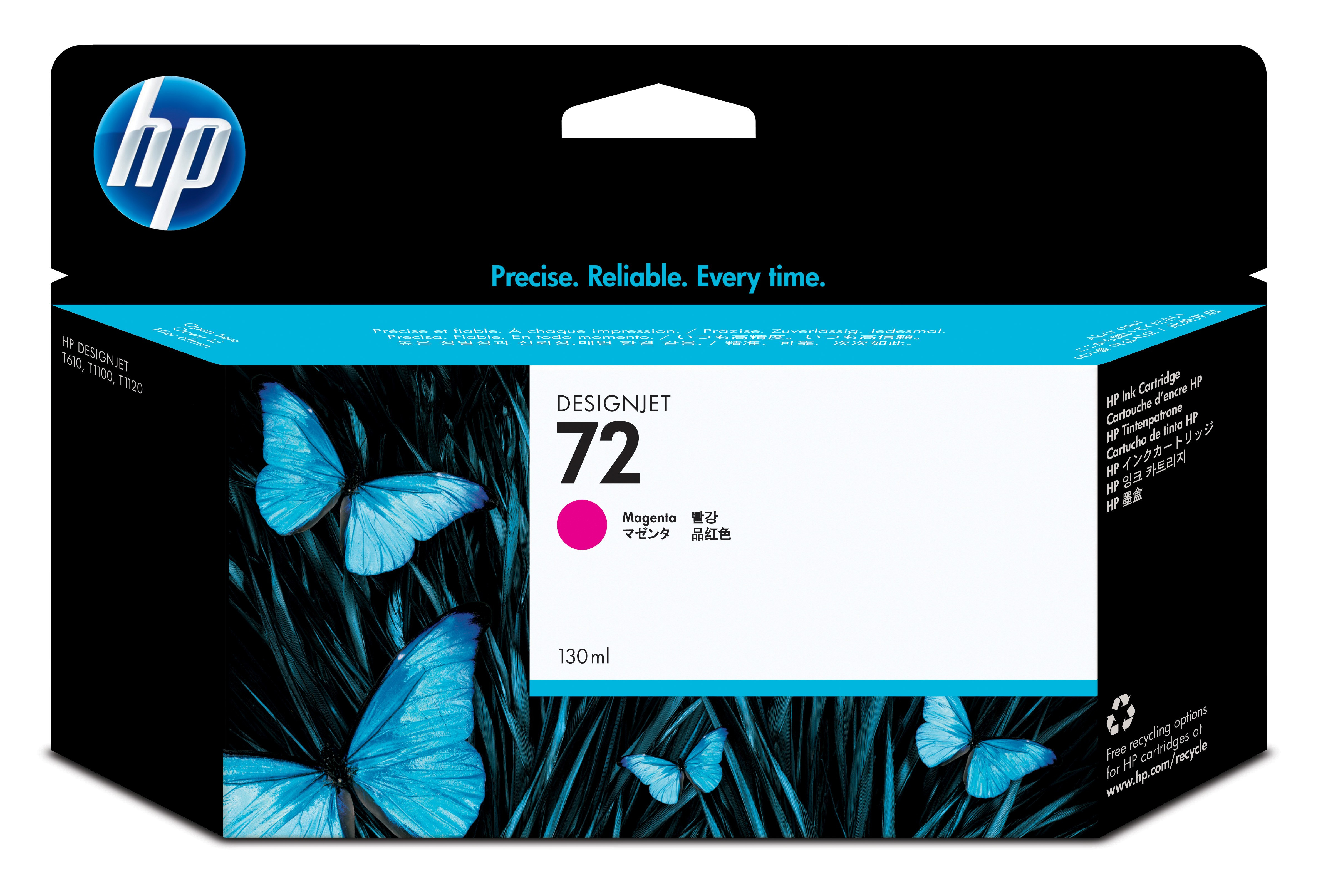 HP C9372 Patron Magenta 130ml No.72