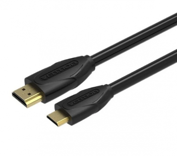 Vention mini HDMI/M -> HDMI/M, (fekete) 1,5m, kábel